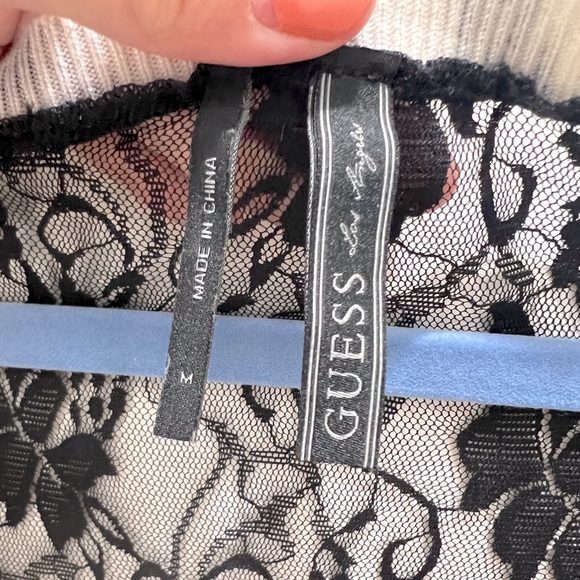 Guess Leopard Print Dress with Lace Back - Size M - Picture 5 of 6